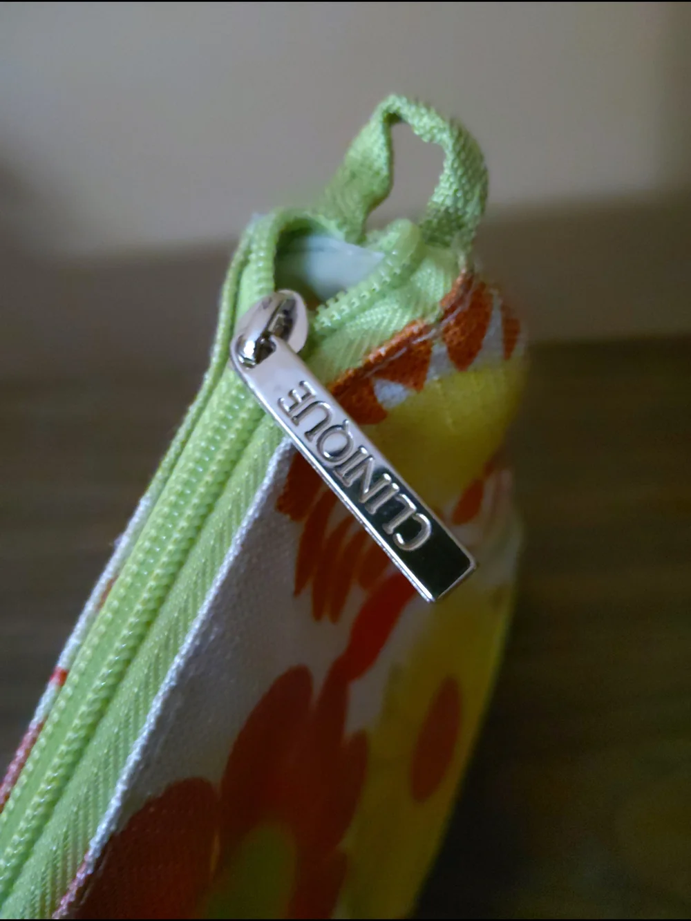 Clinique Make-up Bag - Pink, Yellow & Green